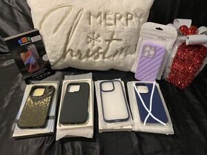 iPhone 14 Pro Phone Case or Screen Protector-Purple, Clear, Black, Cheetah